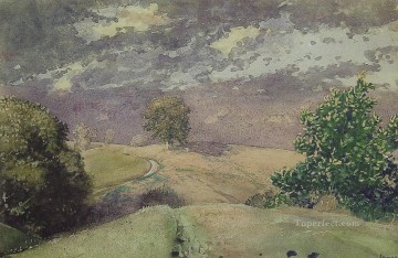  Mountain Canvas - Autumn Mountainville New York Realism painter Winslow Homer